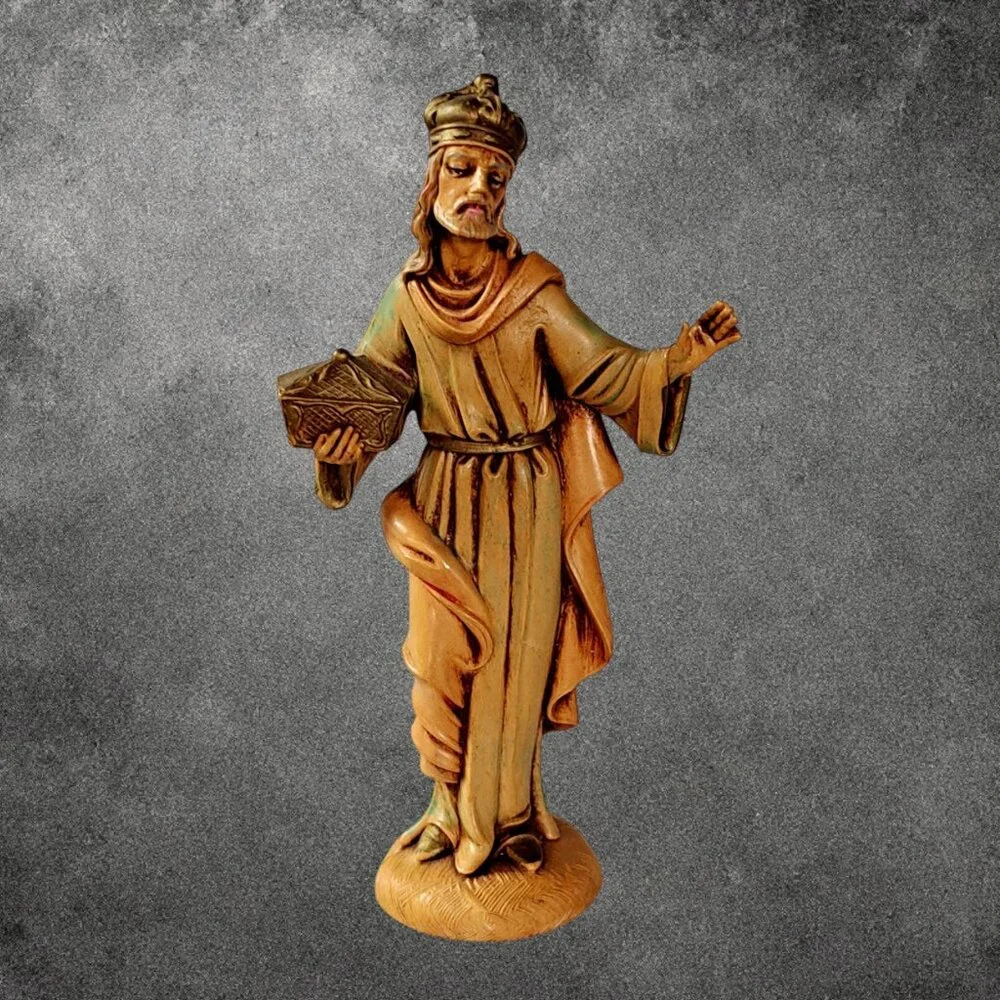 Fontanini Wiseman King Melchior Nativity 1983 Village Figure Italy 5